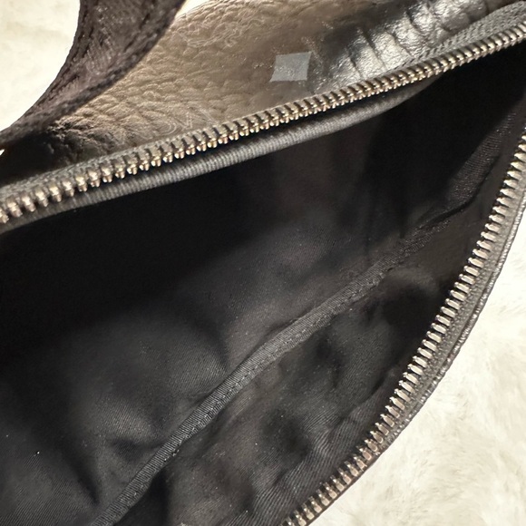 MCM Black Leather belt Bag with Silver Studs -unisex with dust bag - Picture 12 of 15